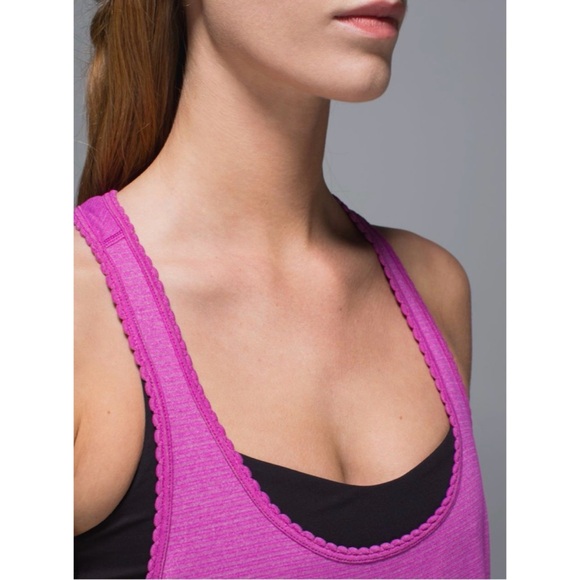 Lululemon 105 F Singlet Heathered Ultra Violet 8 - Picture 8 of 10